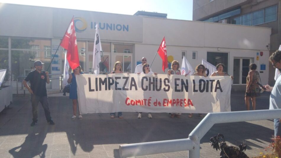 Continúan as mobilizacións contra a explotación laboral no servizo de limpeza dos hospitais Clínico e Gil Casares