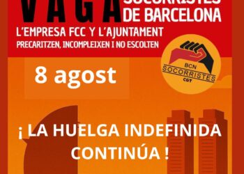 Tras reunión de mediación la plantilla de socorristas de Barcelona mantiene la huelga indefinida