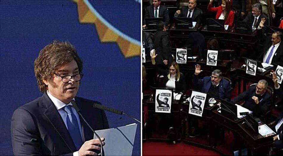 El Congreso argentino se subleva contra el ejecutivo de Milei 