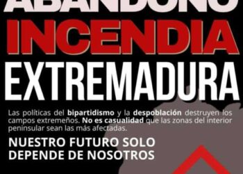 El abandono incendia Extremadura