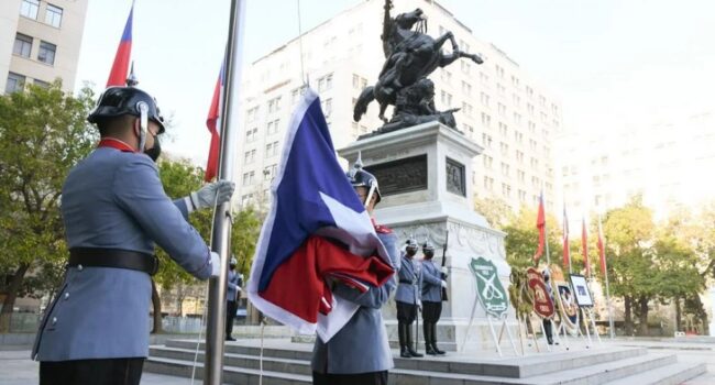 Rinden homenaje en Chile a Bernardo O’Higgins, ‘Padre de la Patria’