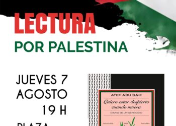 Concentración para lectura encadenada del libro «Quiero estar despierto cuando muera» de Atef Abu Saif