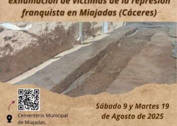 Miajadas presentará en agosto los resultados de los trabajos de exhumación de víctimas de la represión franquista