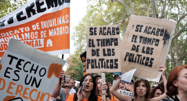 UGT y CCOO califican de «regresivo» el anteproyecto de Ley de Vivienda al concebir la vivienda como «bien de mercado»