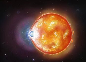 El Hubble revela las secuelas de una extraña colisión entre estrellas