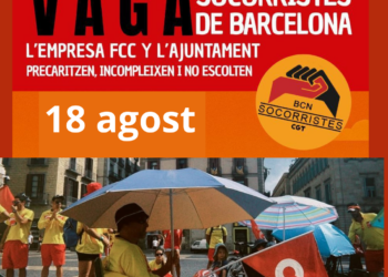 CGT: «Laia Bonet tiene en su poder la propuesta de socorristas de Barcelona ¿El Ayuntamiento quiere negociar?»