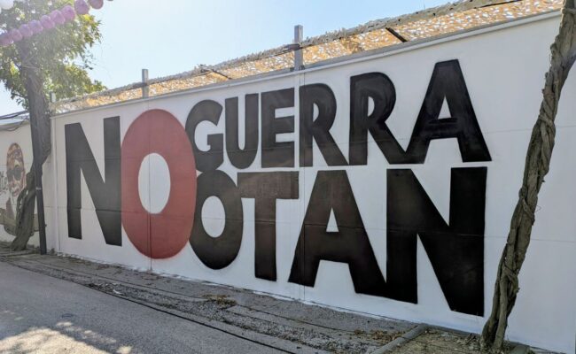El PCA Málaga denuncia la “censura” del PP en la Feria de Málaga por obligar a borrar un mural pacifista en su caseta ‘Los Claveles-Rincón Cubano’