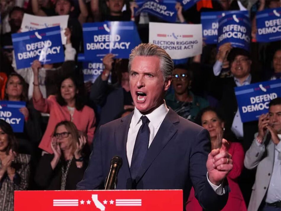 El Gobernador de California lanza su plan de apoyo a los demócratas en 2026
