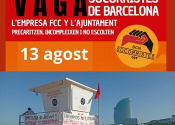 13 días huelga indefinida socorristas y el Ayuntamiento de Barcelona… desaparecido
