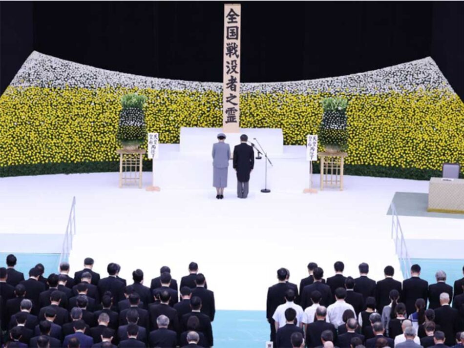 Japón conmemora el 80 aniversario del final de la II Guerra Mundial