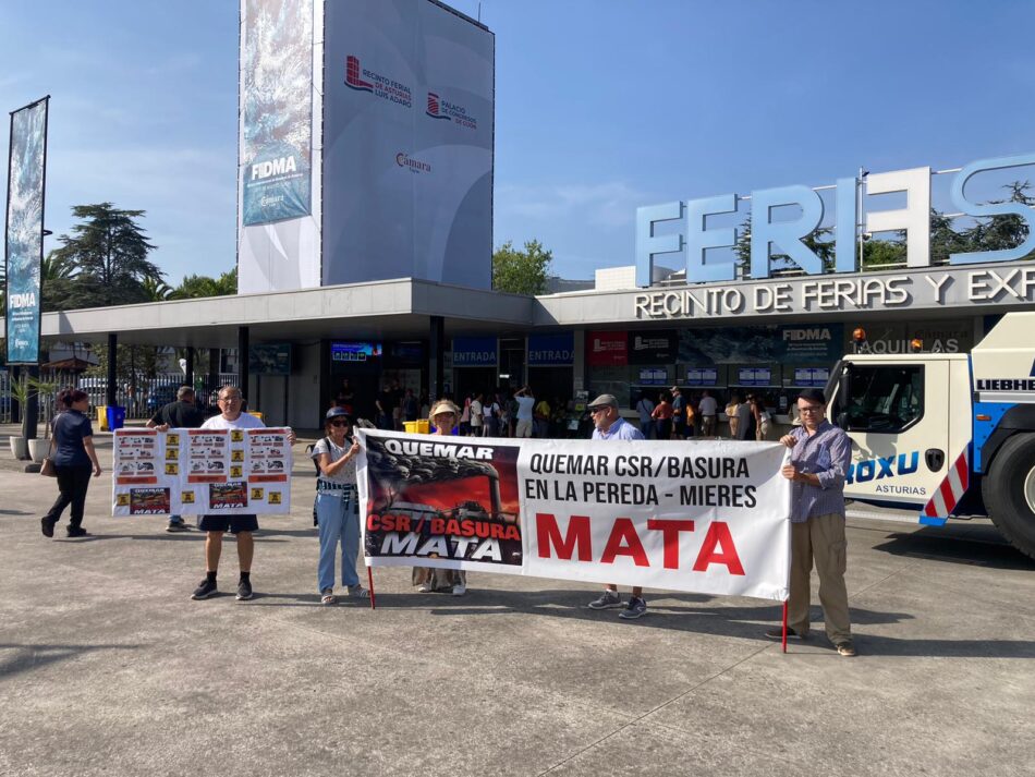 Día de Hunosa en la Feria de Muestras “Quemar CSR/Basura Mata” 