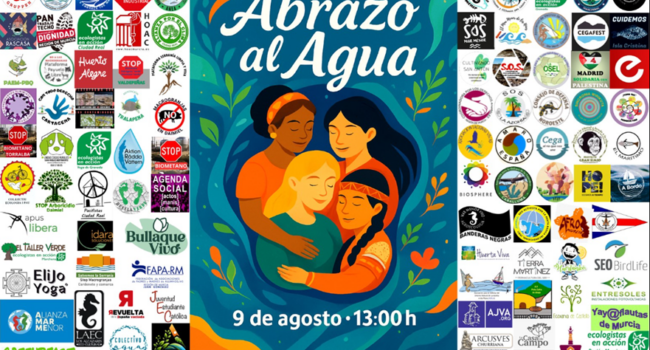 Abrazo al agua 2025 acto simbólico, reivindicativo y solidario