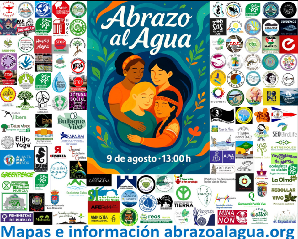 Abrazo al agua 2025 acto simbólico, reivindicativo y solidario