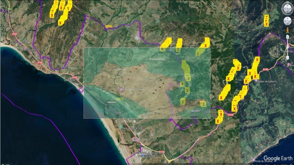 Verdes de Europa-Tarifa contra el Proyecto eólico “El Arrebol” en el Valle de la Luz- Tarifa
