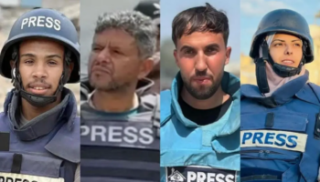 Otro brutal golpe a la prensa en Palestina: ¿Quiénes son los cinco periodistas asesinados en los ataques israelíes transmitidos en vivo contra el Hospital Nasser de Gaza?
