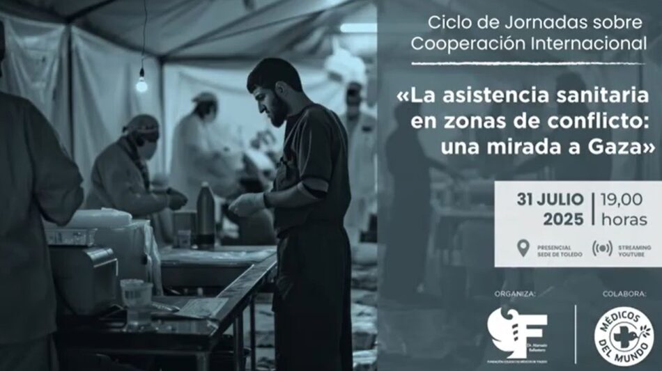 Plataformas de Sanitari@s con Palestina (ScP) de Canarias y Health Workers for Palestina (HW4P) – España: «Qué cunda el ejemplo del Colegio Oficial de Médicos de Toledo»
