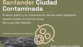 La “Asamblea ciudadana Santander saludable” rechaza el proyecto de Zona de Bajas Emisiones aprobado por el ayuntamiento