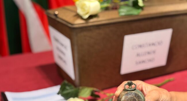 El Gobierno entrega a la familia los restos de Constancio Allende Sancho, hallados en el Valle de Cuelgamuros