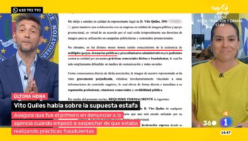 Rubén Sánchez: «Vito Quiles ha reconocido que conocía desde hacía meses múltiples quejas contra UtopiaViajes»