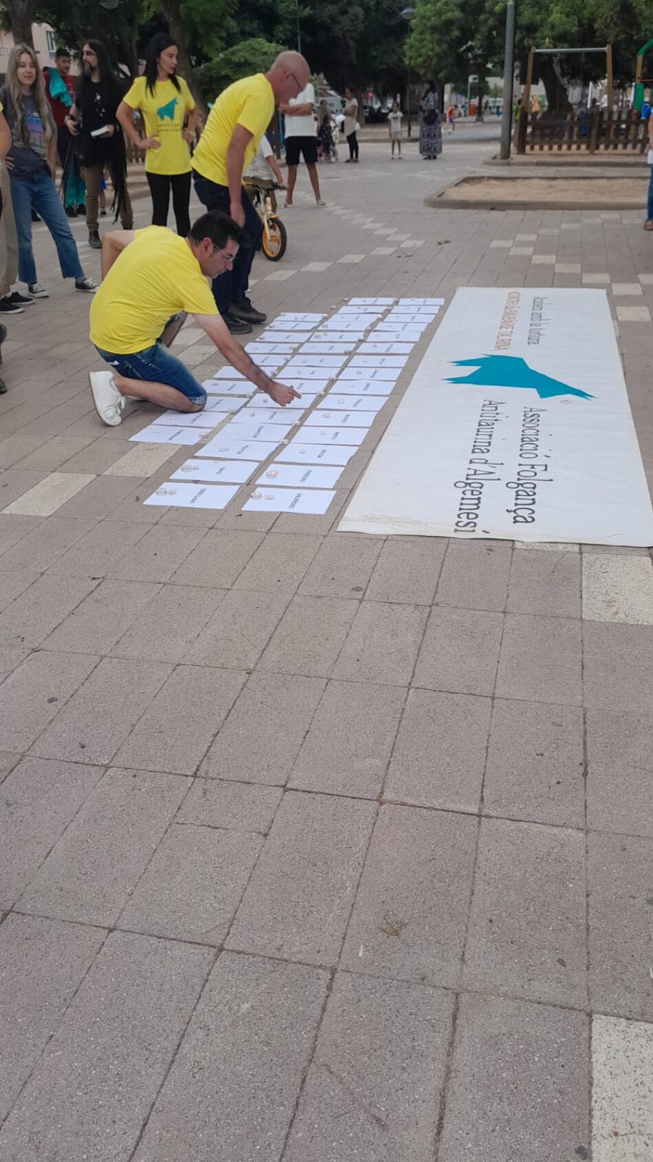 Manifestación antitaurina por las calles de Algemesí