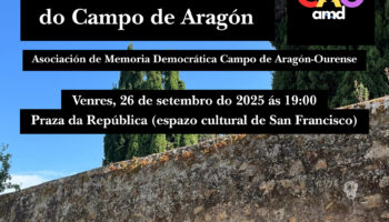 Acto de homenaxe ás vítimas do Campo de Aragón-Ourense
