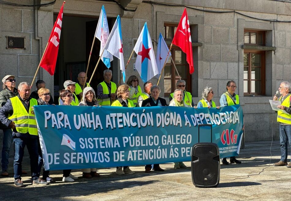 Xubiladas e Pensionistas rexeitan a pretensión da Xunta de desviar a súa responsabilidade ante a situación da dependencia