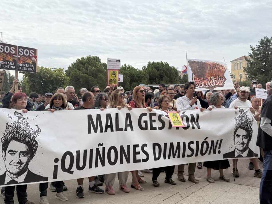Izquierda Unida pide sanciones a las empresas contratadas por la Junta de Castilla y León para la extinción de los incendios