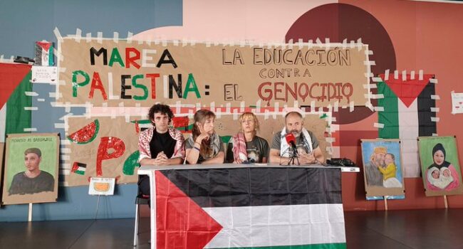 IU plantea a Educación que vaya “a los tribunales” o que actúe la “Inspección educativa” frente al veto de Díaz Ayuso a apoyar al pueblo palestino en los colegios