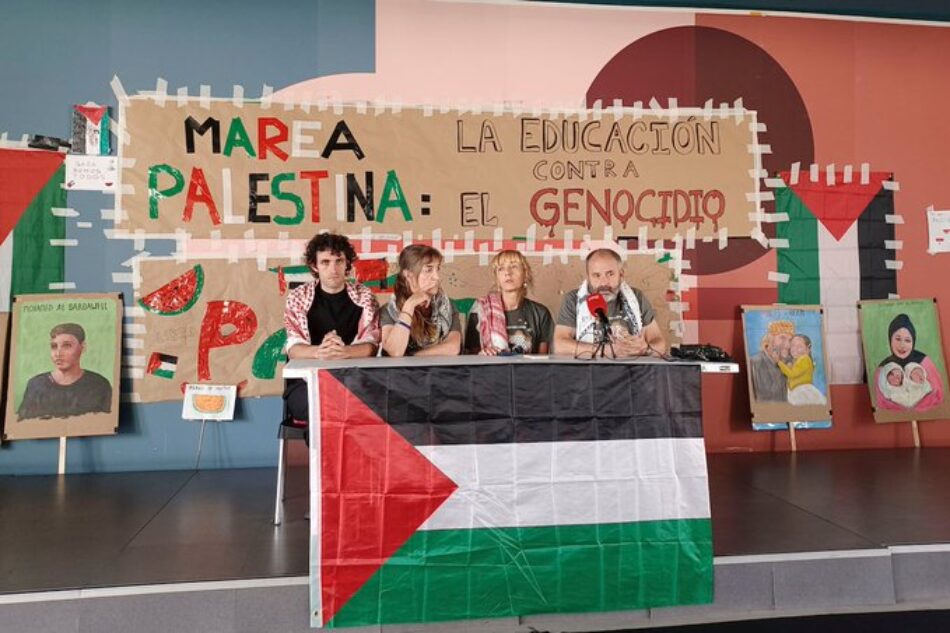 IU plantea a Educación que vaya “a los tribunales” o que actúe la “Inspección educativa” frente al veto de Díaz Ayuso a apoyar al pueblo palestino en los colegios