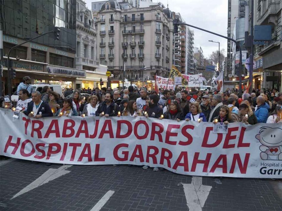Grandes movilizaciones en Argentina contra el veto de Milei a la salud pediátrica