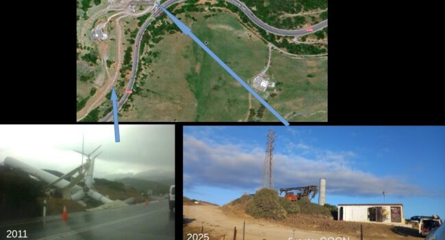 VERDES DE EUROPA-Tarifa denuncia la implantación de eólica “LA ESE” entre el Parque natural de los Alcornocales y el Parque natural del Estrecho a poca distancia de la N-340,cercano al viaducto de los 13 arcos