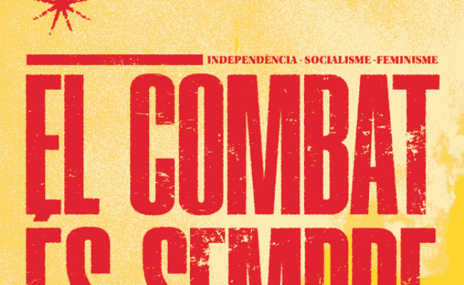 L’Esquerra Independentista crida a mobilitzar-se aquest 11 de Setembre sota el lema “El combat és sempre ara”
