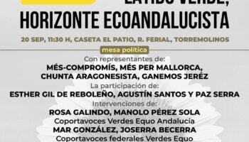 Verdes Equo lanza en Torremolinos un llamamiento a una gran coalición ecoandalucista