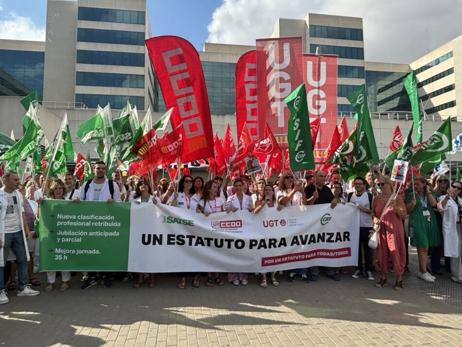 Miles de trabajadores de Sanidad reclaman un “Estatuto Marco para avanzar” que ponga en valor a profesionales y pacientes