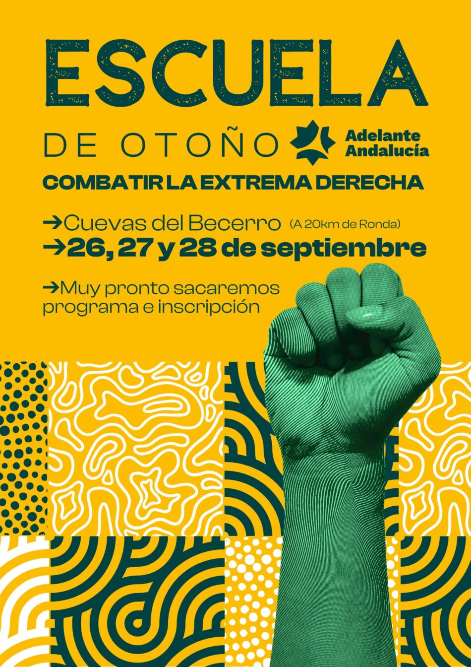 Adelante Andalucía celebra su II Escuela de Otoño por todo lo alto como previa a la campaña andaluza