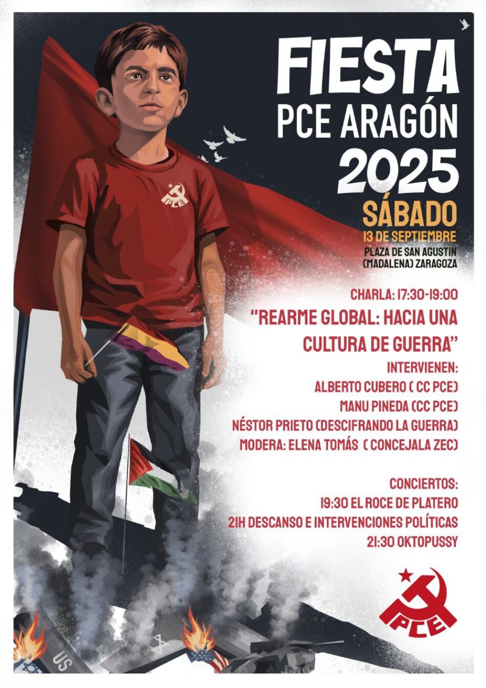 Este fin de semana se celebra la Fiesta del PCE Aragón 2025