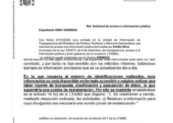 Critican al Gobierno por difundir el número de cuerpos exhumados de víctimas del franquismo y esconder el de identificados