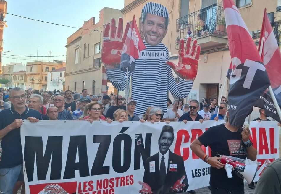 CGT crida a la manifestació del diumenge perquè “tots els camins porten a Mazón Dimissió”