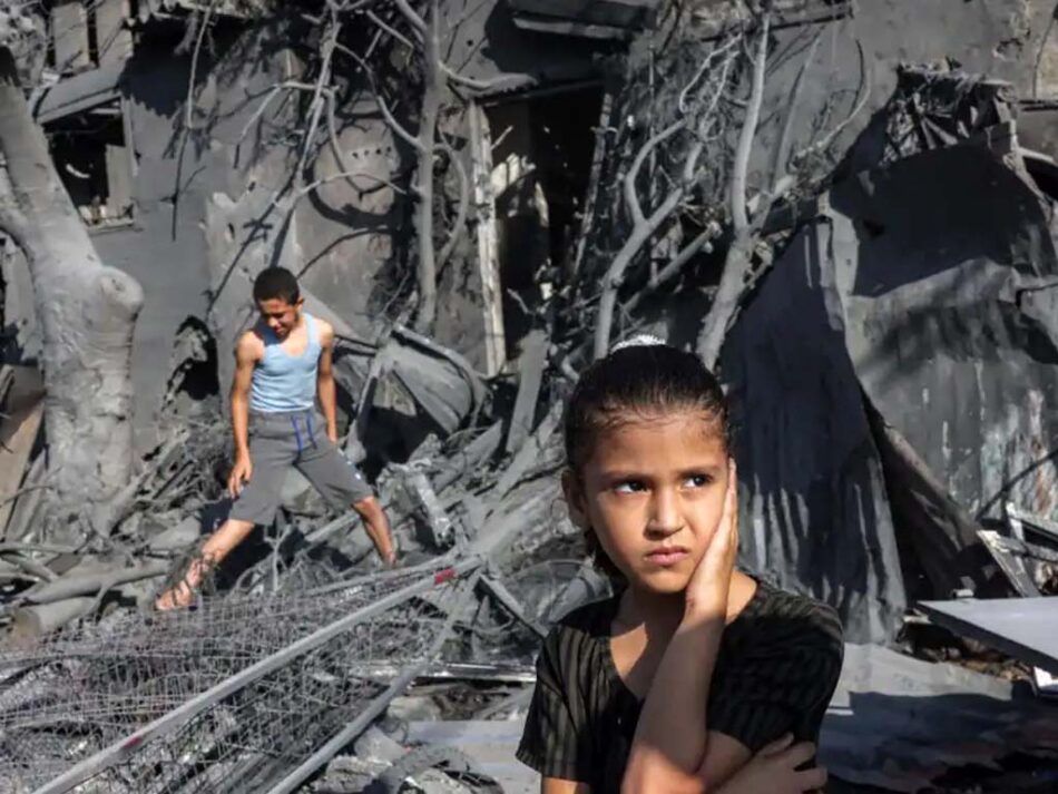 Más de 450.000 menores están amenazados por la ofensiva israelí