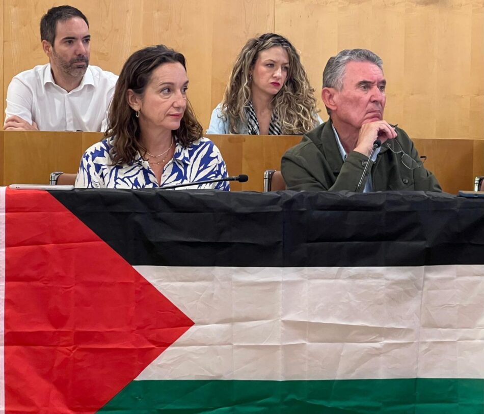El pleno de Diputación aprueba izar la bandera palestina en la puerta principal de la Corporación