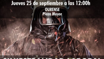 CGT se moviliza en Ourense para denunciar la siniestralidad laboral