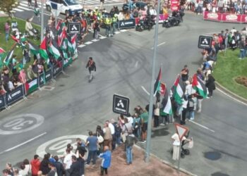 Escalando por Palestina: Acción por Palestina en Clavijo