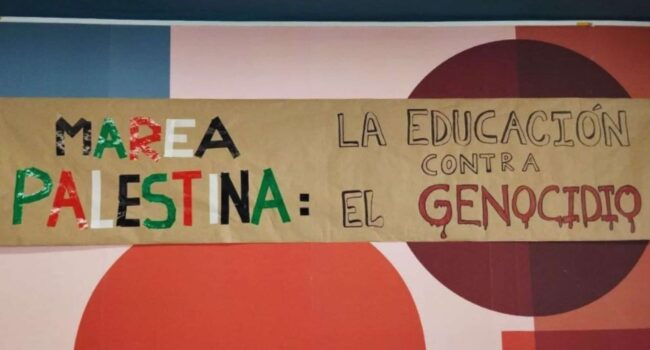Ecologistas en Acción se suma a la comunidad educativa que se moviliza contra el genocidio en Palestina