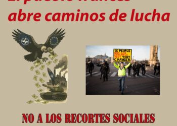 Concentración en Madrid contra los gastos militares y los recortes
