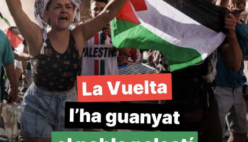 Pels Comuns la suspensió de l’etapa de la Vuelta mostra que no pot haver normalitat mentre continuï el genocidi a Palestina