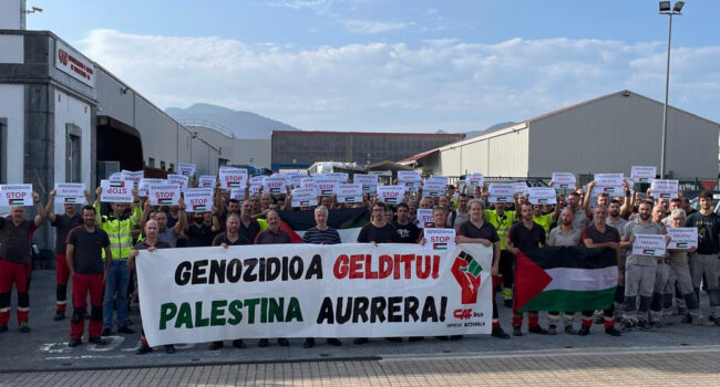 Quince empresas, entre ellas CAF, señaladas por lucrarse con la ocupación israelí y el genocidio en Gaza