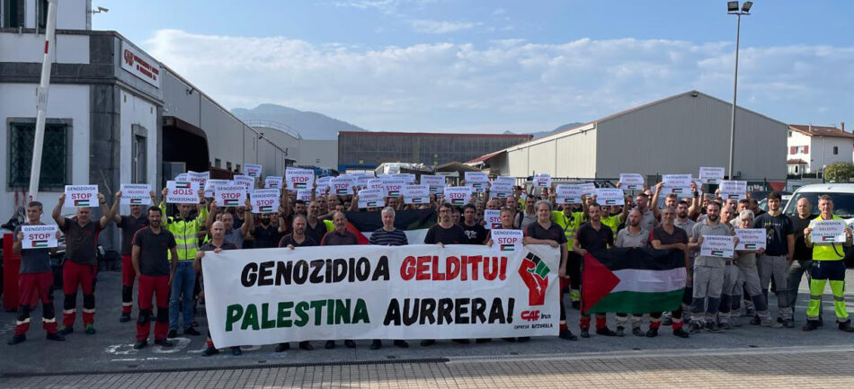 Quince empresas, entre ellas CAF, señaladas por lucrarse con la ocupación israelí y el genocidio en Gaza