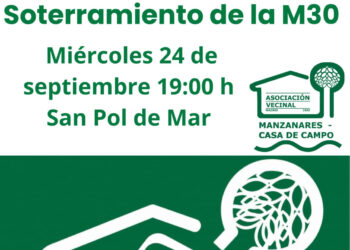 “A 88cm de nuestras casas”: nueva protesta en la colonia Manzanares para exigir el soterramiento de la M30