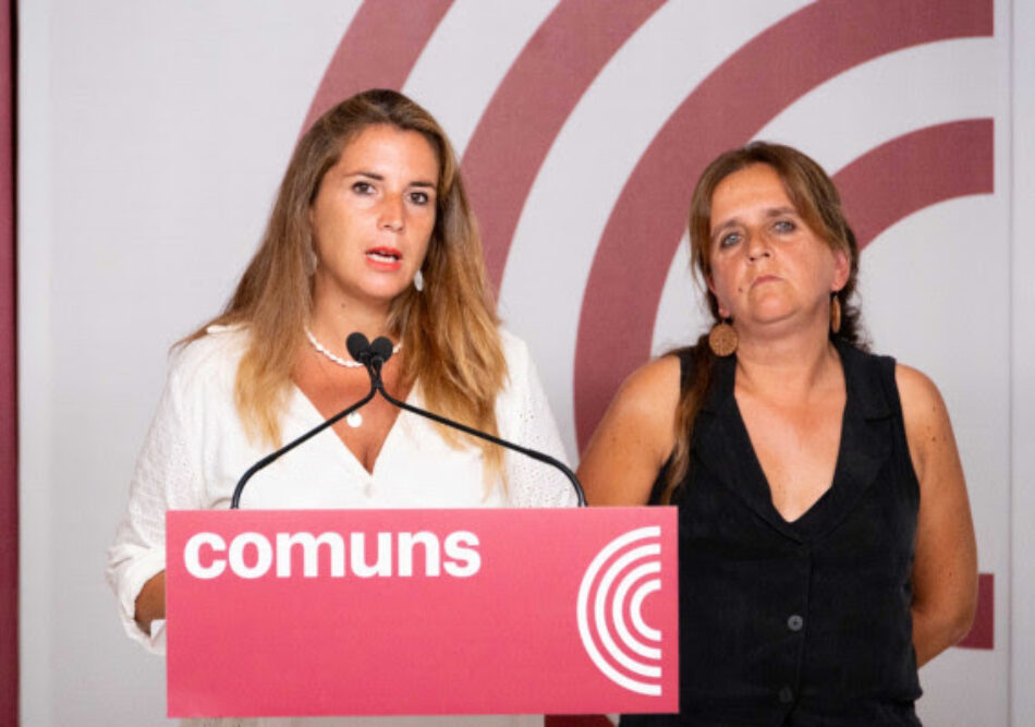 Els Comuns inicien el curs polític fixant condicions clares abans de negociar pressupostos amb el Govern de la Generalitat