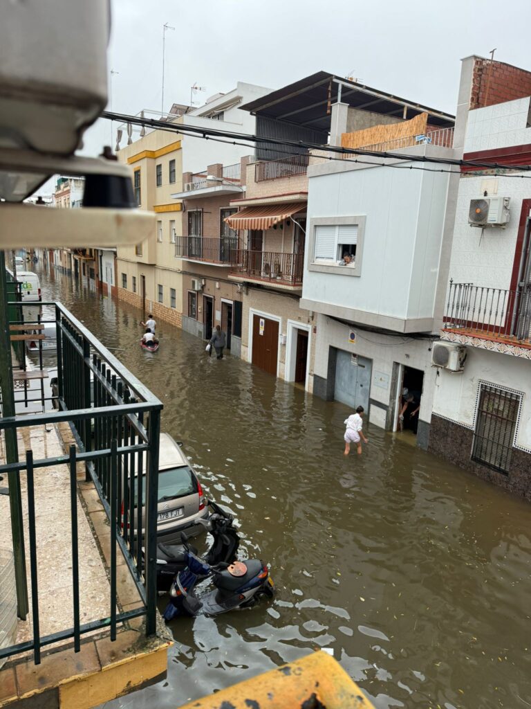 Un año después de la DANA, Sevilla vuelve a inundarse: Ecologistas en ...